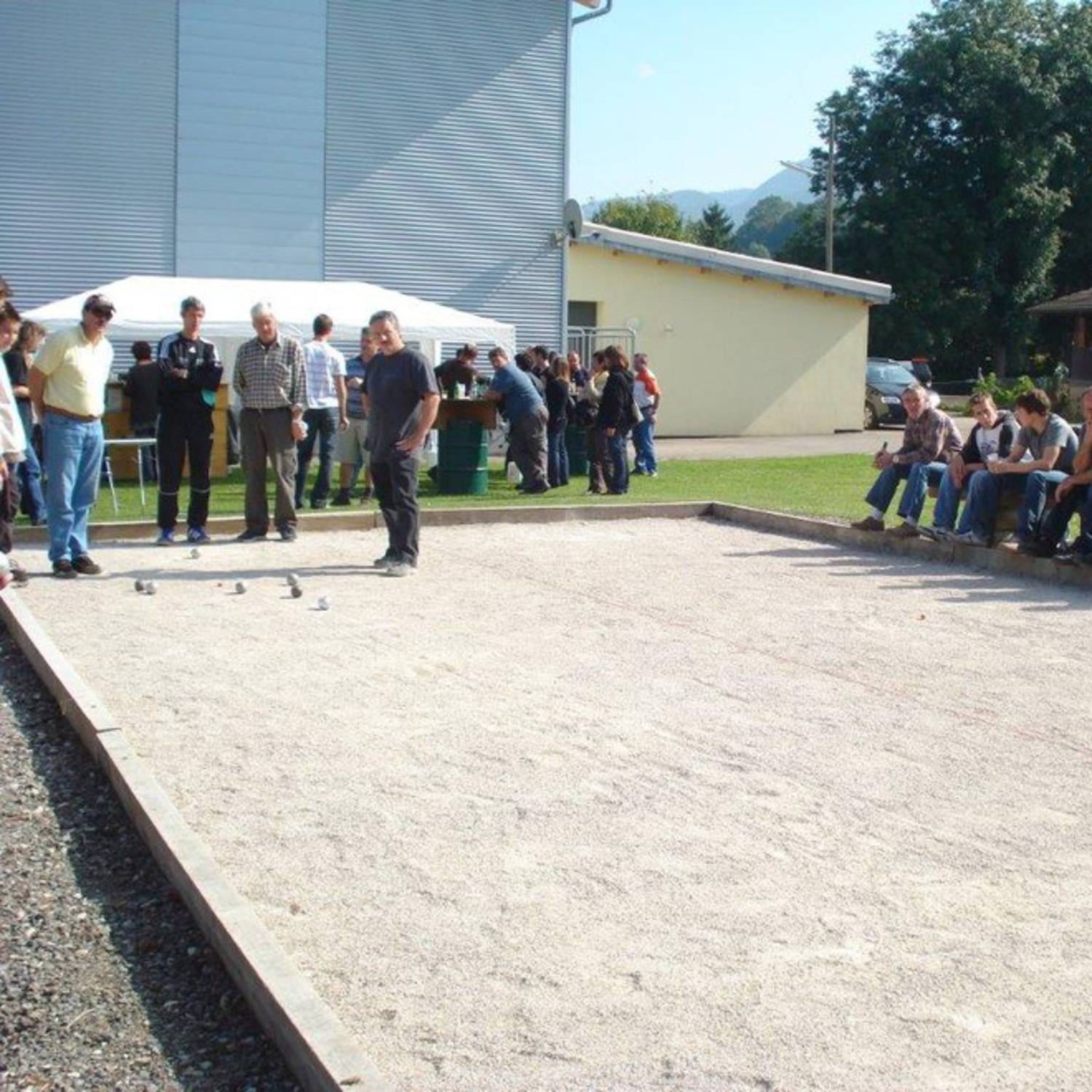 Place de pétanque