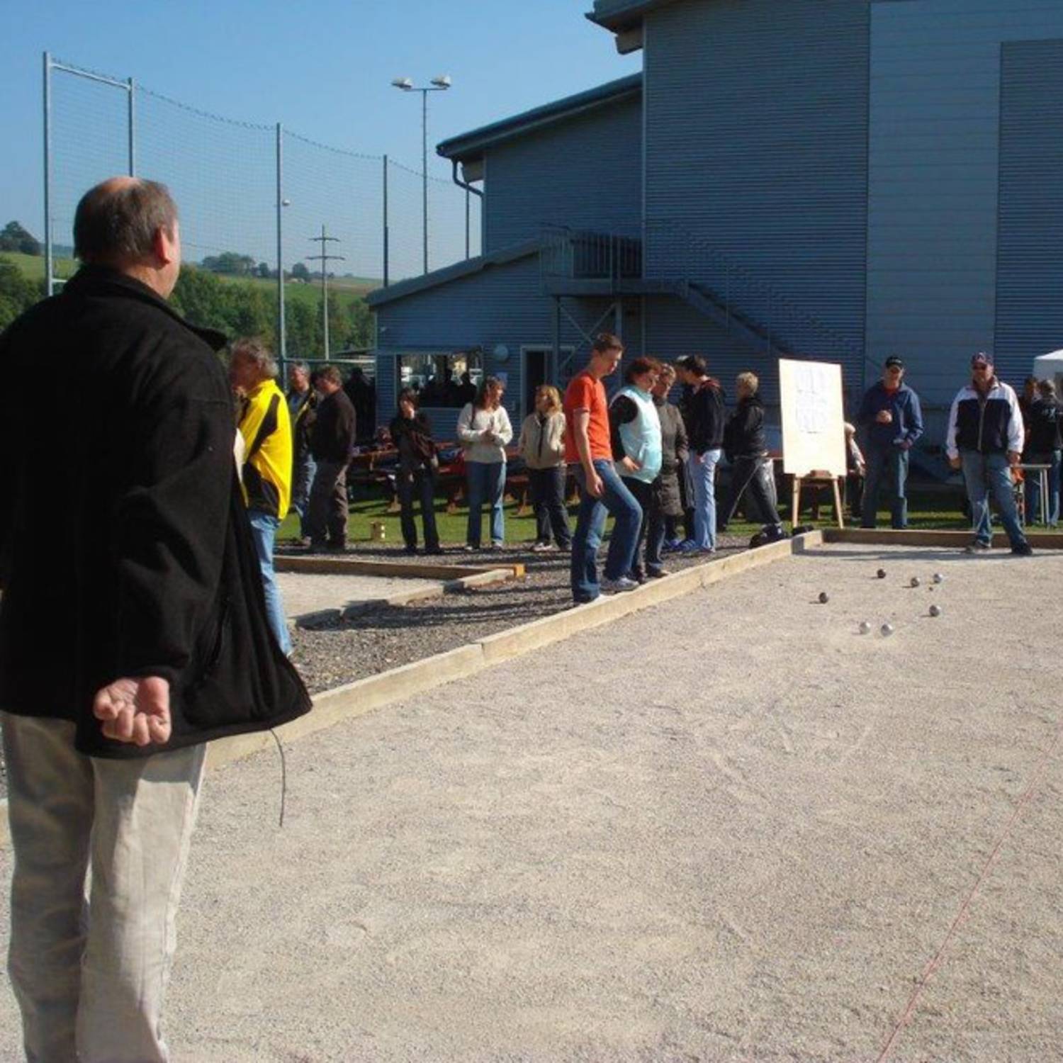 Place de pétanque